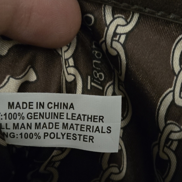 Tignanello Leather Brown Satchel with Crossbody Strap - Picture 12 of 12